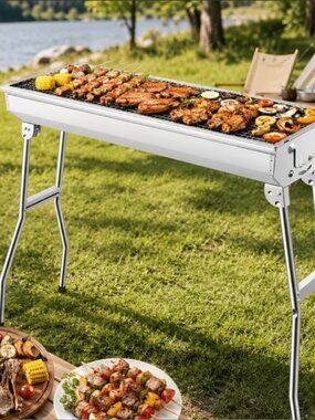 Charcoal Grill for Tailgate Parties, Patio, Beach Barbecues, Backyard Gatherings